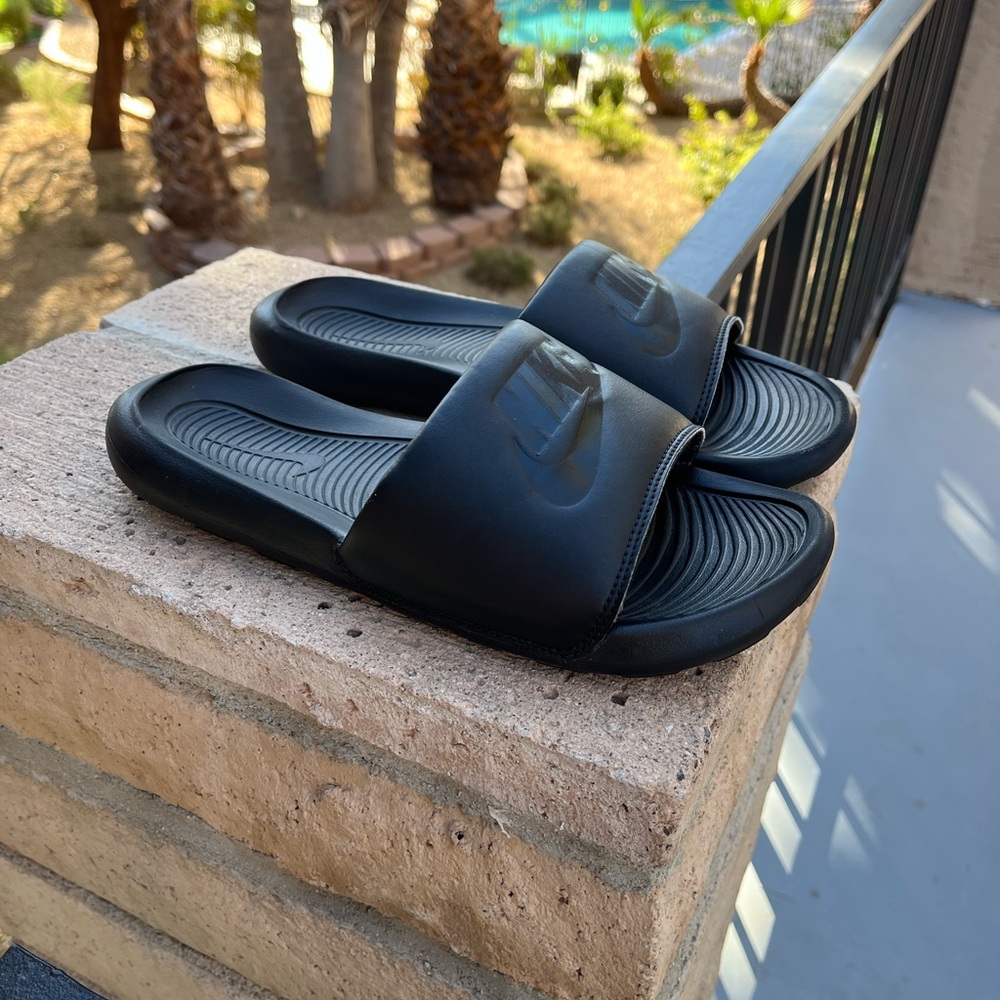 Nike Victori One Slide Sandals Black Sz 11
